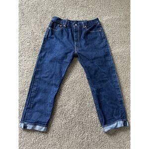 Levis 501 Original Fit Men's Jeans W32 L27 Button Fly Straight Leg Factory 4985